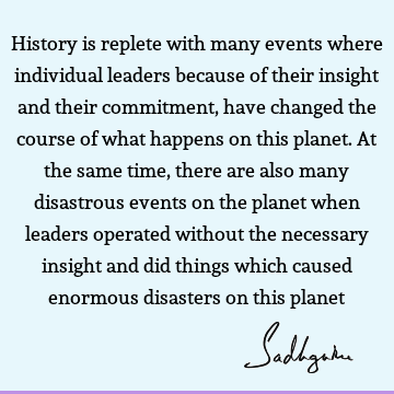 planet Quotes : Change, Leadership Quote