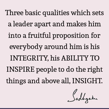 Inspirational Quotes : Leadership Quote