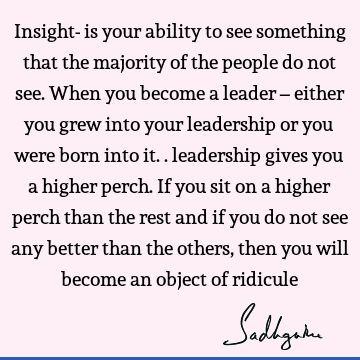 Leadership Quotes :  Quote