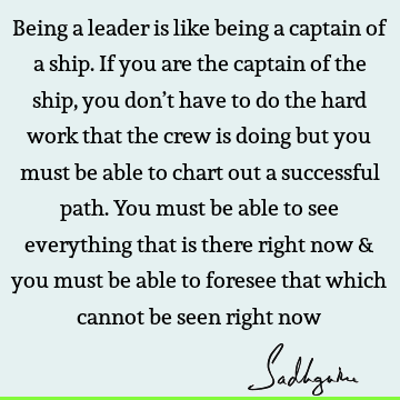 Work Quotes : Leadership, Success Quote
