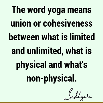 yoga Quotes : Quote
