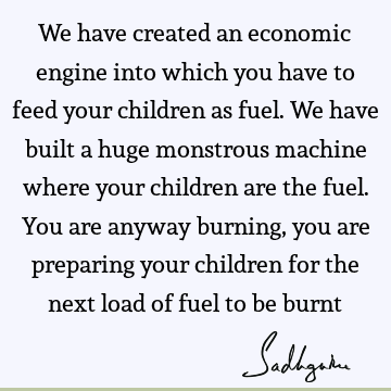 children Quotes : economics Quote