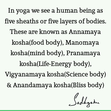 yoga Quotes : spiritual science Quote
