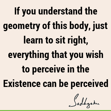 understanding Quotes : yoga, body Quote