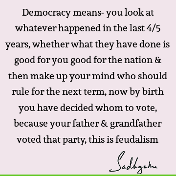 democracy Quotes : nation Quote
