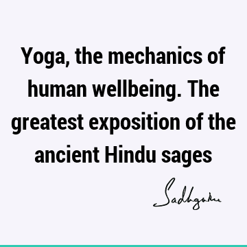 well being Quotes : yoga Quote