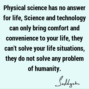 problems Quotes : humanity Quote