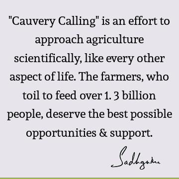 cauvery calling Quotes :  Quote