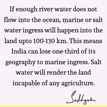 water crisis Quotes : river Quote