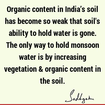 india Quotes : water crisis Quote
