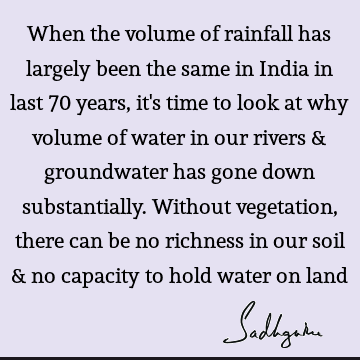 india Quotes : water crisis Quote
