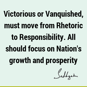 responsibility Quotes : democracy Quote