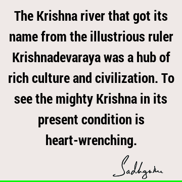 water crisis Quotes : river Quote