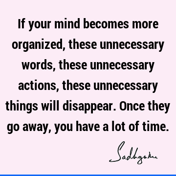 mind Quotes : Time Quote
