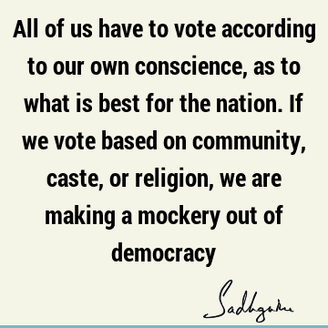 Religion Quotes : democracy Quote