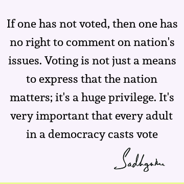 democracy Quotes : nation Quote