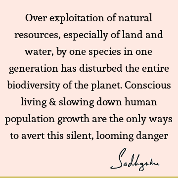 planet Quotes : water crisis Quote