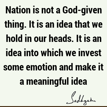 nation Quotes : emotion Quote