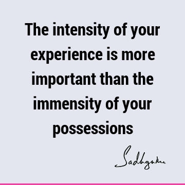 experience Quotes : Short Quote
