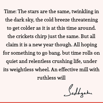 Life Quotes : Poetry, Time Quote