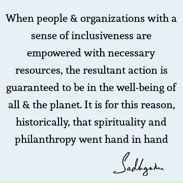 planet Quotes : inclusiveness, spirituality, well being Quote