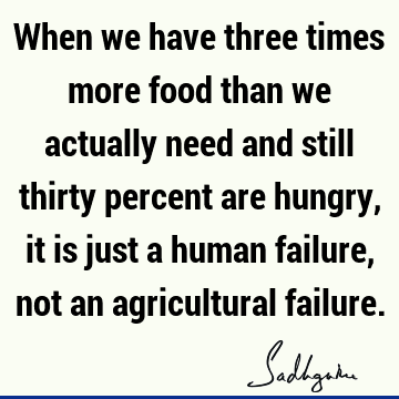 humanity Quotes : food Quote