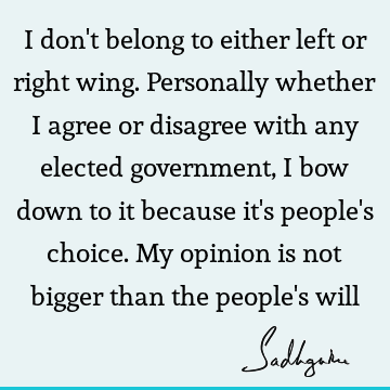 people Quotes : choice, democracy Quote