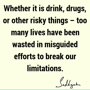 limitation Quotes : Youth Quote