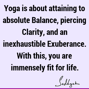 yoga Quotes : Life, balance Quote