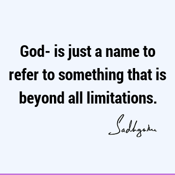 God Quotes : Short Quote