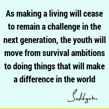 world Quotes : Change, Youth, spirituality Quote
