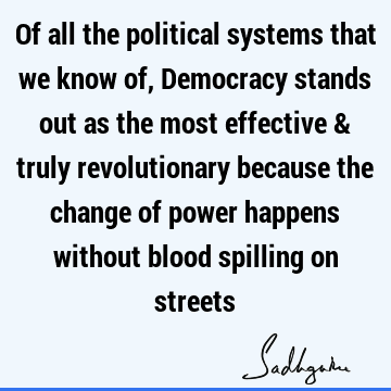Change Quotes : democracy Quote