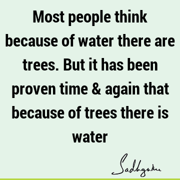 water crisis Quotes : ecology Quote