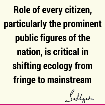 nation Quotes : ecology Quote