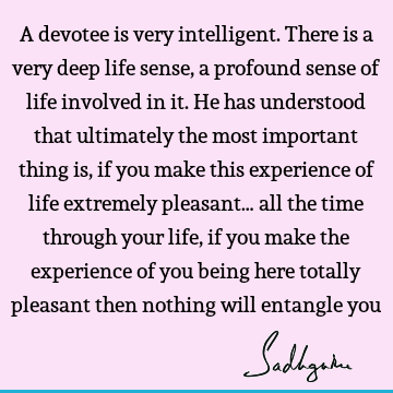 devotion Quotes : Life, experience, spirituality Quote