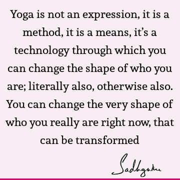 Change Quotes : yoga Quote
