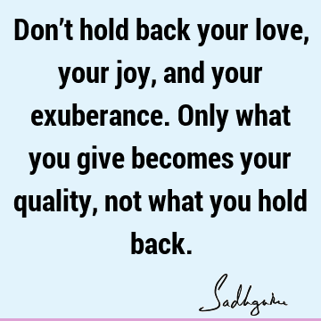 joy Quotes : Love Quote