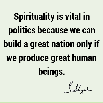 spirituality Quotes : nation Quote