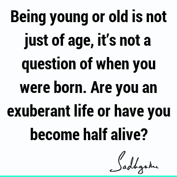 Life Quotes : Youth Quote