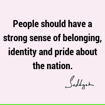 nation Quotes : identity Quote
