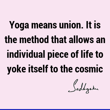 yoga Quotes : Life Quote
