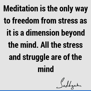 mind Quotes : meditation Quote