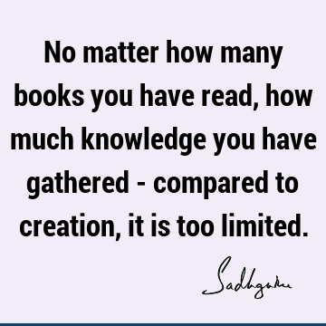 creation Quotes : limitation Quote