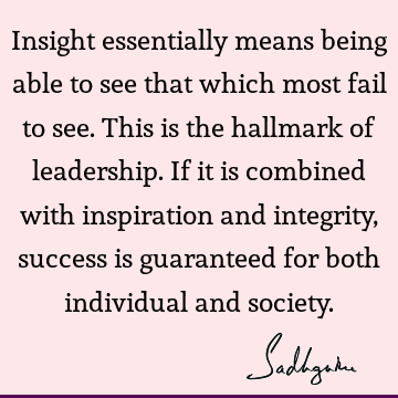 society Quotes : Leadership Quote