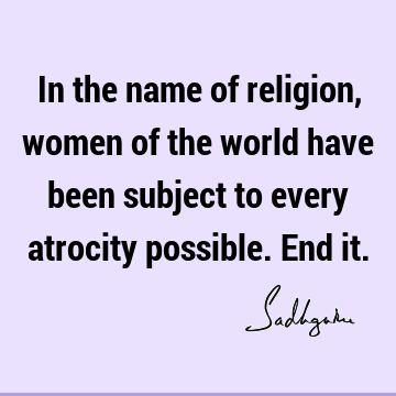 world Quotes : Religion, Short Quote
