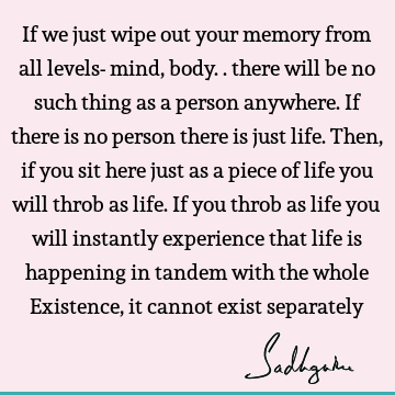 existence Quotes : Life, experience Quote