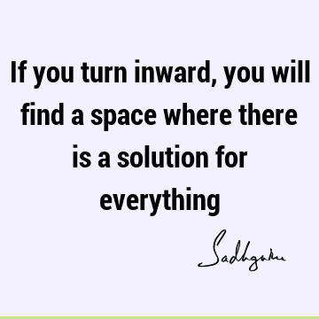 spirituality Quotes : Short, solution Quote