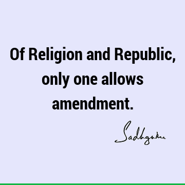 Religion Quotes : Short, democracy Quote