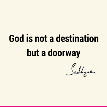 God Quotes : Short Quote