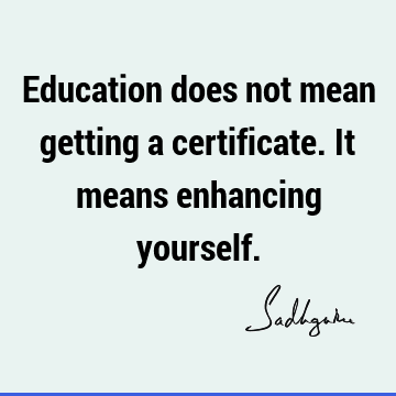  : Change, Education, Short Quote